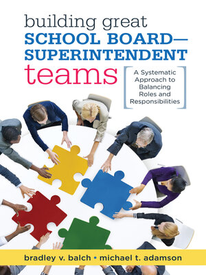 cover image of Building Great School Board — Superintendent Teams